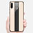 Silicone Frame Mirror Case Cover M01 for Huawei P30 Lite XL