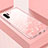 Silicone Frame Mirror Case Cover M01 for Huawei P30 Pro New Edition Pink