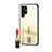 Silicone Frame Mirror Case Cover M01 for Samsung Galaxy S21 Ultra 5G Gold