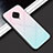 Silicone Frame Mirror Case Cover M01 for Vivo X50 Lite Pink