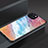Silicone Frame Mirror Case Cover M02 for Apple iPhone 13