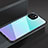 Silicone Frame Mirror Case Cover M02 for Apple iPhone 13 Cyan