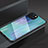 Silicone Frame Mirror Case Cover M02 for Apple iPhone 13 Sky Blue