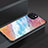 Silicone Frame Mirror Case Cover M02 for Apple iPhone 15