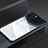 Silicone Frame Mirror Case Cover M02 for Apple iPhone 15 Gray