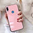 Silicone Frame Mirror Case Cover M02 for Huawei Nova 3e