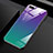 Silicone Frame Mirror Case Cover M02 for Oppo AX5 Purple