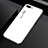 Silicone Frame Mirror Case Cover M02 for Oppo AX5 White
