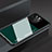 Silicone Frame Mirror Case Cover M03 for Apple iPhone 13 Pro Max Green