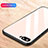 Silicone Frame Mirror Case Cover M04 for Huawei Honor V10 Rose Gold