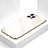 Silicone Frame Mirror Case Cover M05 for Apple iPhone 14 Pro Max Gold