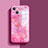 Silicone Frame Mirror Case Cover M05 for Apple iPhone 15