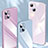 Silicone Frame Mirror Case Cover M08 for Apple iPhone 13