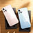 Silicone Frame Mirror Case Cover M08 for Apple iPhone 14