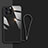 Silicone Frame Mirror Case Cover M08 for Apple iPhone 14 Pro Max Black