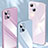 Silicone Frame Mirror Case Cover M08 for Apple iPhone 15