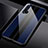 Silicone Frame Mirror Case Cover T01 for Huawei Nova 6 Blue