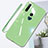 Silicone Frame Mirror Case Cover T01 for Huawei P Smart+ Plus (2019) Green