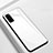 Silicone Frame Mirror Case Cover T01 for Samsung Galaxy S20 Plus White