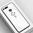 Silicone Frame Mirror Case Cover T02 for Huawei Honor View 20 White