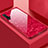 Silicone Frame Mirror Case Cover T03 for Huawei Nova 5 Pro Red