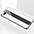 Silicone Frame Mirror Case Cover T04 for Oppo K1 White