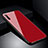 Silicone Frame Mirror Case Cover T04 for Samsung Galaxy A70S Red