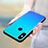 Silicone Frame Mirror Gradient Case Cover for Xiaomi Mi A2