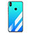 Silicone Frame Mirror Gradient Case Cover for Xiaomi Mi A2 Sky Blue