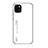 Silicone Frame Mirror Rainbow Gradient Case Cover for Apple iPhone 15 Plus White