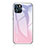 Silicone Frame Mirror Rainbow Gradient Case Cover for Apple iPhone 15 Pro Max Pink