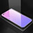 Silicone Frame Mirror Rainbow Gradient Case Cover for Apple iPhone 6 Plus Purple