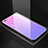 Silicone Frame Mirror Rainbow Gradient Case Cover for Apple iPhone 6 Purple