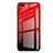 Silicone Frame Mirror Rainbow Gradient Case Cover for Huawei Honor 10 Red