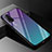 Silicone Frame Mirror Rainbow Gradient Case Cover for Huawei Honor Play4T Pro