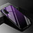 Silicone Frame Mirror Rainbow Gradient Case Cover for Huawei Honor Play4T Pro Purple