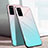 Silicone Frame Mirror Rainbow Gradient Case Cover for Huawei Honor V30 5G