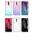 Silicone Frame Mirror Rainbow Gradient Case Cover for Huawei Maimang 6