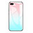 Silicone Frame Mirror Rainbow Gradient Case Cover for Huawei Nova 2S Sky Blue