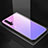 Silicone Frame Mirror Rainbow Gradient Case Cover for Huawei Nova 5 Pink