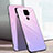 Silicone Frame Mirror Rainbow Gradient Case Cover for Huawei Nova 5i Pro