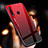 Silicone Frame Mirror Rainbow Gradient Case Cover for Huawei P Smart+ Plus (2019) Red