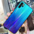 Silicone Frame Mirror Rainbow Gradient Case Cover for Huawei P30 Pro New Edition