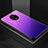 Silicone Frame Mirror Rainbow Gradient Case Cover for OnePlus 7T Purple