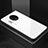 Silicone Frame Mirror Rainbow Gradient Case Cover for OnePlus 7T White