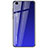 Silicone Frame Mirror Rainbow Gradient Case Cover for Oppo A3 Blue