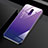 Silicone Frame Mirror Rainbow Gradient Case Cover for Oppo Reno Z Purple