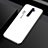 Silicone Frame Mirror Rainbow Gradient Case Cover for Oppo Reno2 White