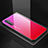 Silicone Frame Mirror Rainbow Gradient Case Cover for Realme XT Pink