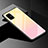 Silicone Frame Mirror Rainbow Gradient Case Cover for Samsung Galaxy A51 5G